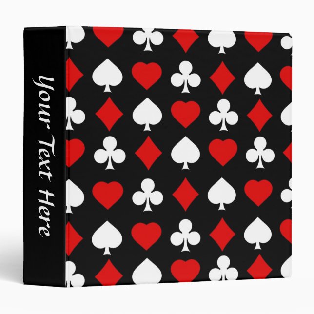 Background with suits 3 ring binder (Front/Spine)