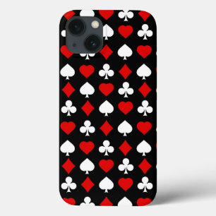 Background with suits iPhone 13 case