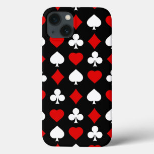 Background with suits iPhone 13 case