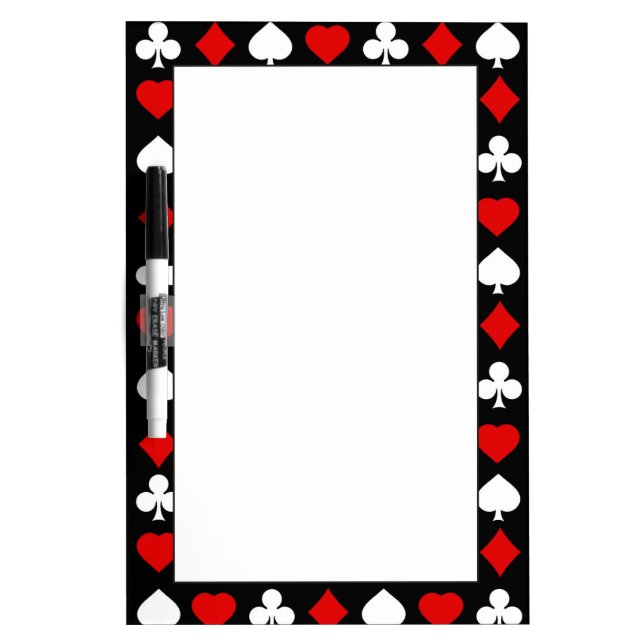 Background with suits dry erase board (Front)