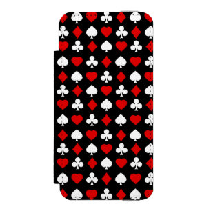 Background with suits wallet case for iPhone SE/5/5s