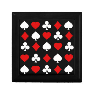 Background with suits jewelry box