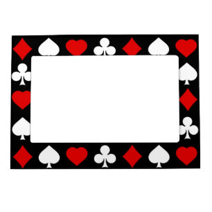 Background with suits magnetic frame