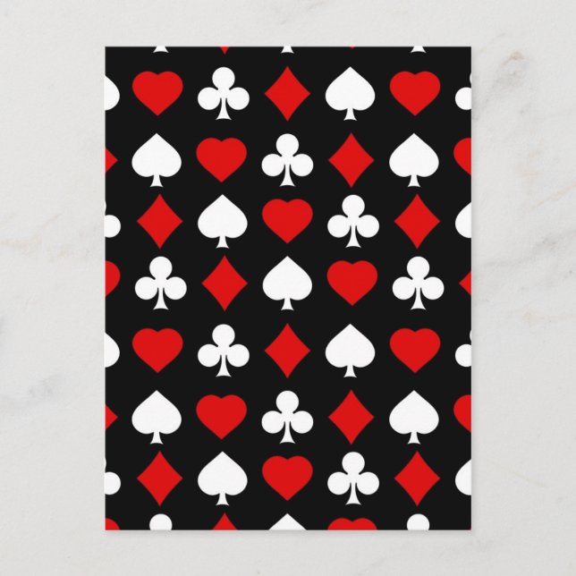 Background with suits postcard (Front)