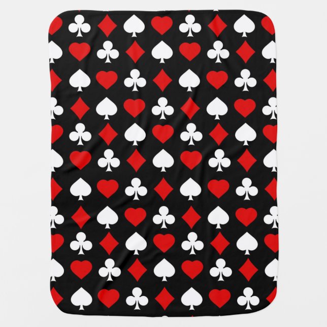 Background with suits swaddle blanket (Front)