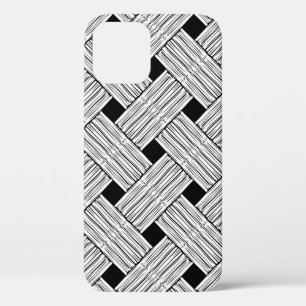 Background with vintage traditional seamless patte iPhone 12 case