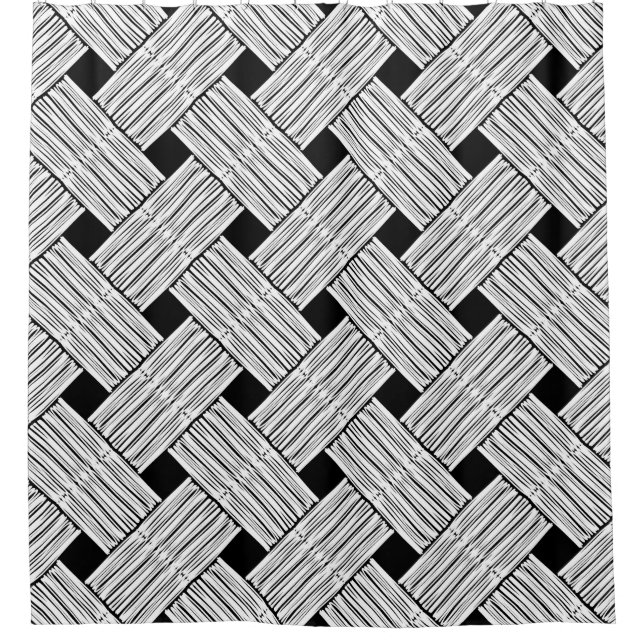 Background with vintage traditional seamless patte shower curtain (Front)