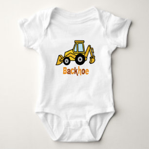 Backhoe Baby Bodysuit