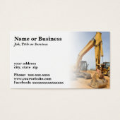 backhoe construction equipment (Front)