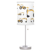 Backhoe Construction Truck Table Lamp (Left)