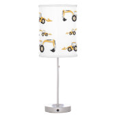 Backhoe Construction Truck Table Lamp (Back)
