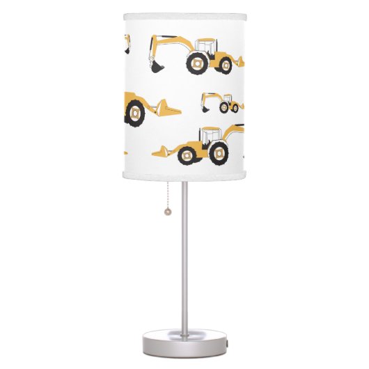 Backhoe Construction Truck Table Lamp (Right)