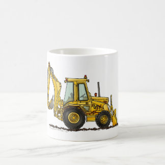 Backhoe Digger Loader Construction Mugs