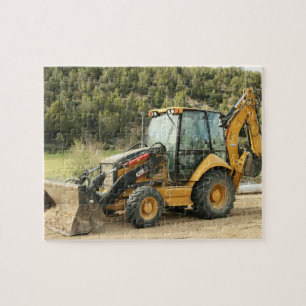 Backhoe Digger Tractor Jigsaw Puzzle