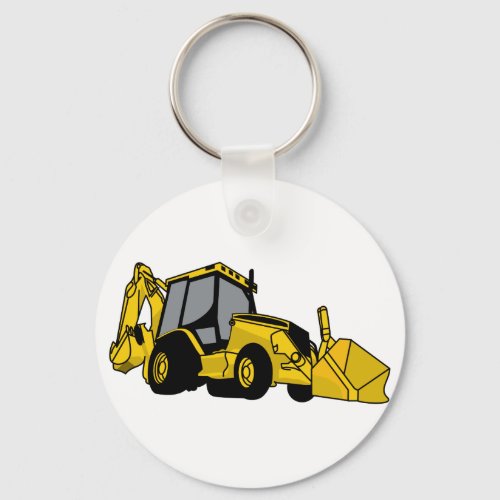 Backhoe Keychain