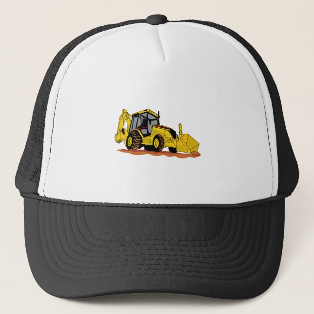 Backhoe Loader Trucker Hat (Front)