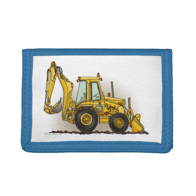 Backhoe Operator Trifold Wallet (Front)