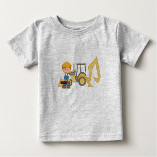 Backhoe Tractor Baby T-Shirt