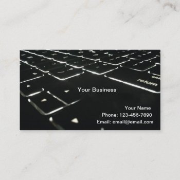 Backlit Business Card by McDevelop at Zazzle
