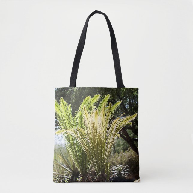 Backlit palms tote bag (Front)