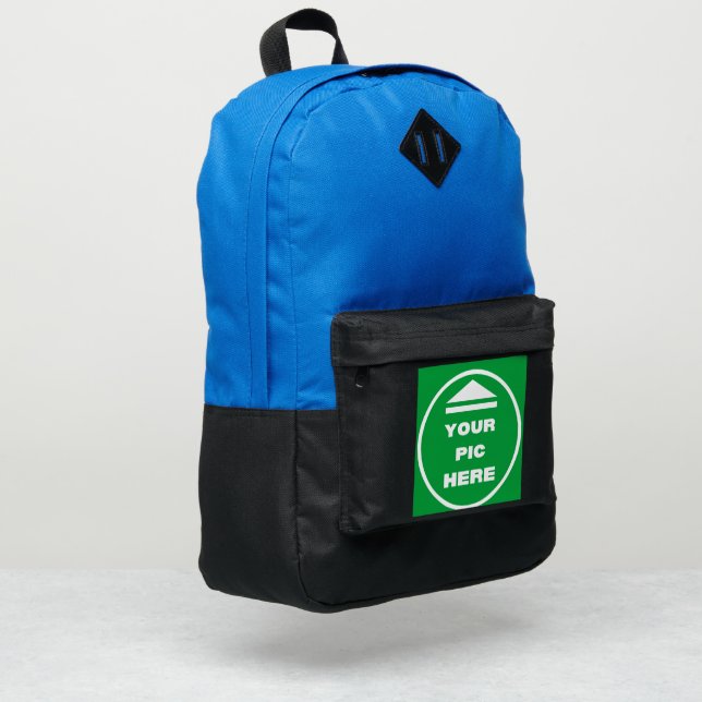 Backpack - Add Your Image - Blue (Left Corner)
