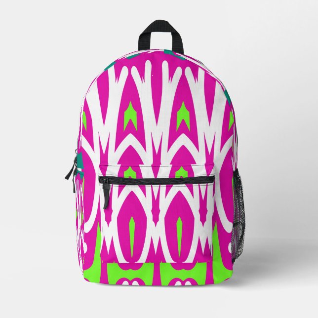 Backpack, An elegant colorful seamless design  Pri Printed Backpack (Front)