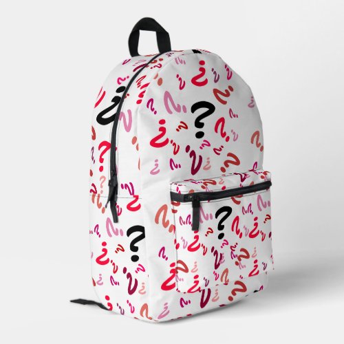 Backpack ao _ Question Marks in Reds