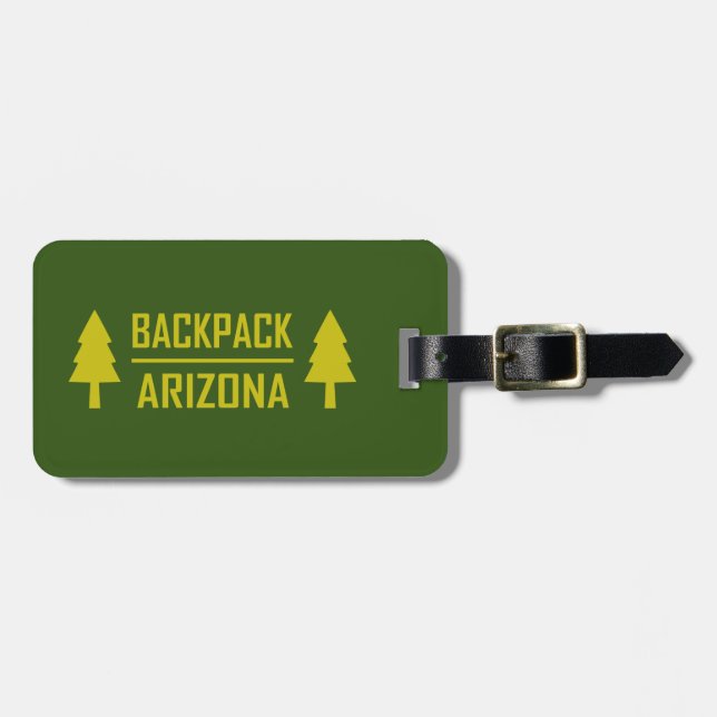 Backpack Arizona Luggage Tag (Front Horizontal)