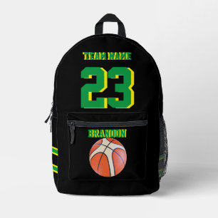 Backpack basketball sports Senior Night to school