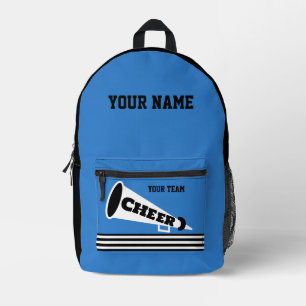 Backpack cheer team Cheerleader Personalized black