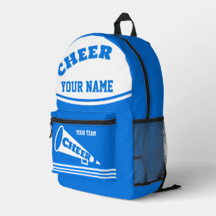 Backpack cheer team Cheerleader Personalized blue