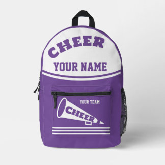 Backpack cheer team Cheerleader Personalized purpl