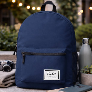 Backpack Custom Varsity Name School Bag Gift