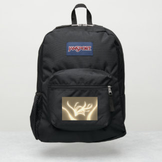 Backpack digital drawing flowers blooming