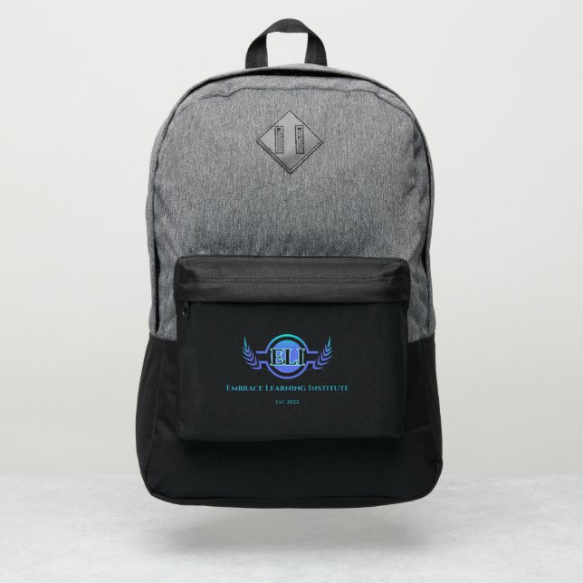Backpack – Embrace Learning Institute Logo (Front)