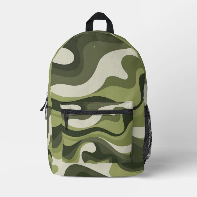 Backpack Green Army colors (Front)