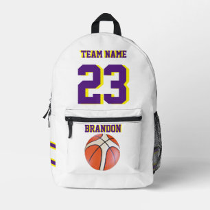 Backpack kids boys basketball sports Senior Night