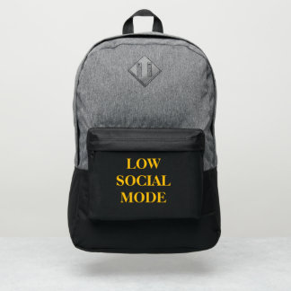 Backpack | Low Social Mode - minimalist 