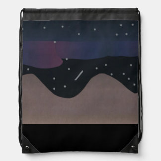 Backpack with a Night Sky Scene