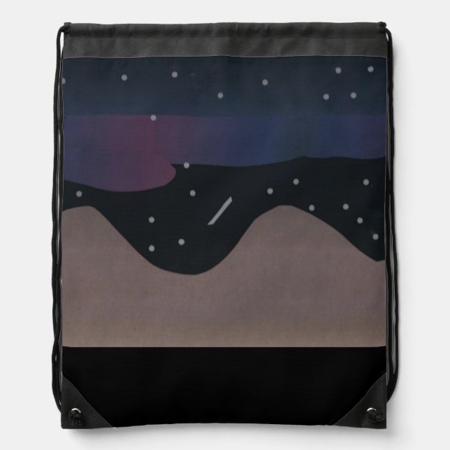 Backpack with a Night Sky Scene (Front)