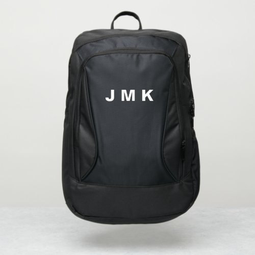 Backpack with Custom Monogram