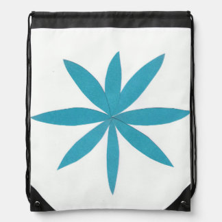 Backpack with Turquoise Stars
