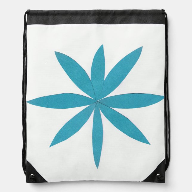 Backpack with Turquoise Stars (Front)