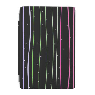 Backpack with wavy line stars iPad mini cover