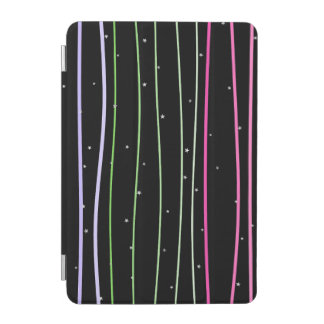 Backpack with wavy line stars iPad mini cover