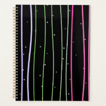 Backpack with wavy line stars