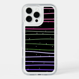 Backpack with wavy line stars iPhone 16 pro max case
