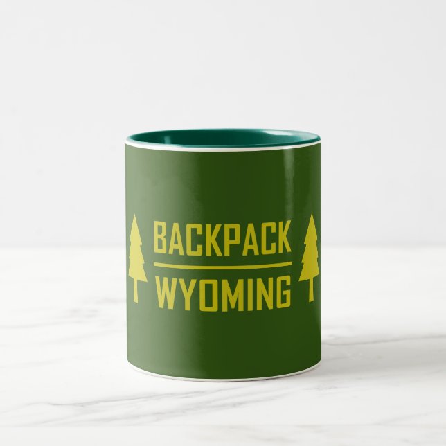 Backpack Wyoming Two-Tone Coffee Mug (Center)