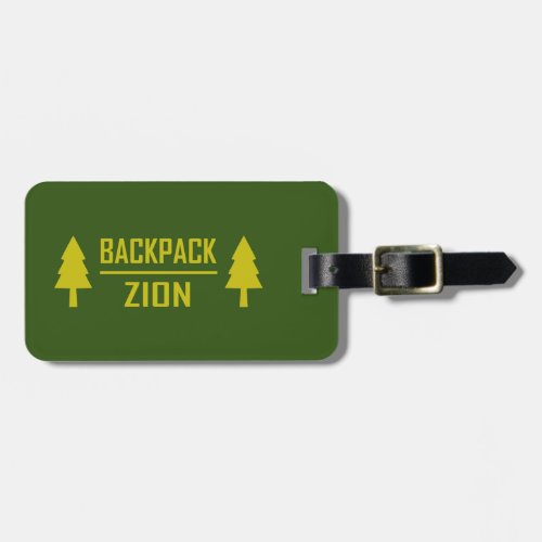 Backpack Zion Luggage Tag