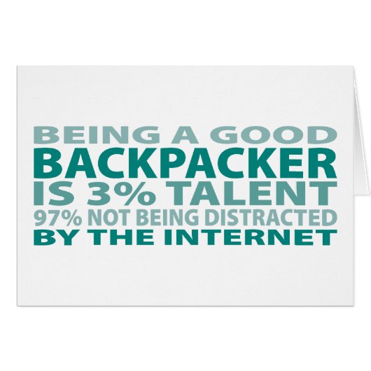 Backpacker 3% Talent Cards (Front Horizontal)